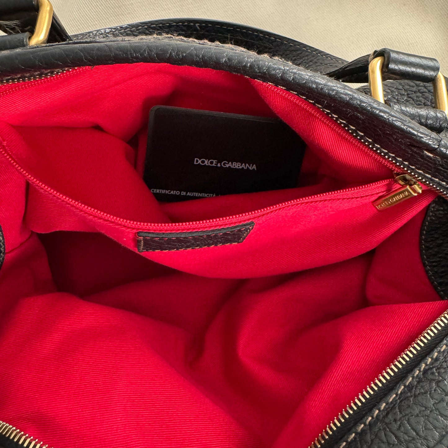 Dolce & Gabbana Vintage Doctor Bag in Black