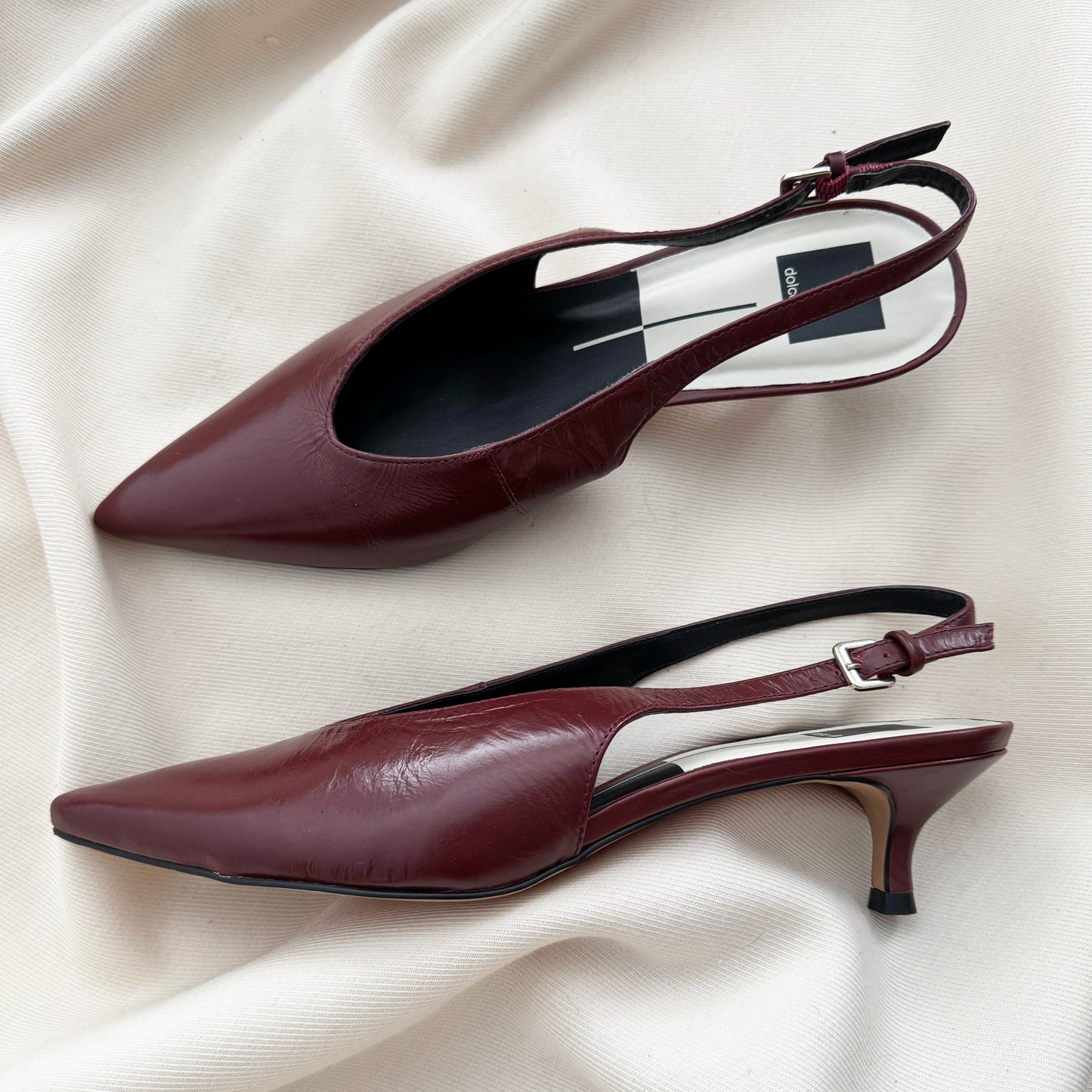 Dolce Vita Slingbacks in Burgundy, size 9