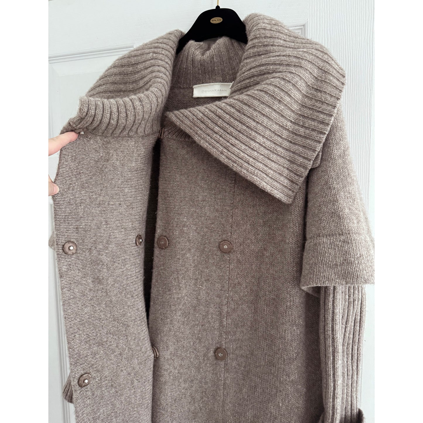 Donna Karan Wool/Cashmere Cardigan/Coat, size M/L