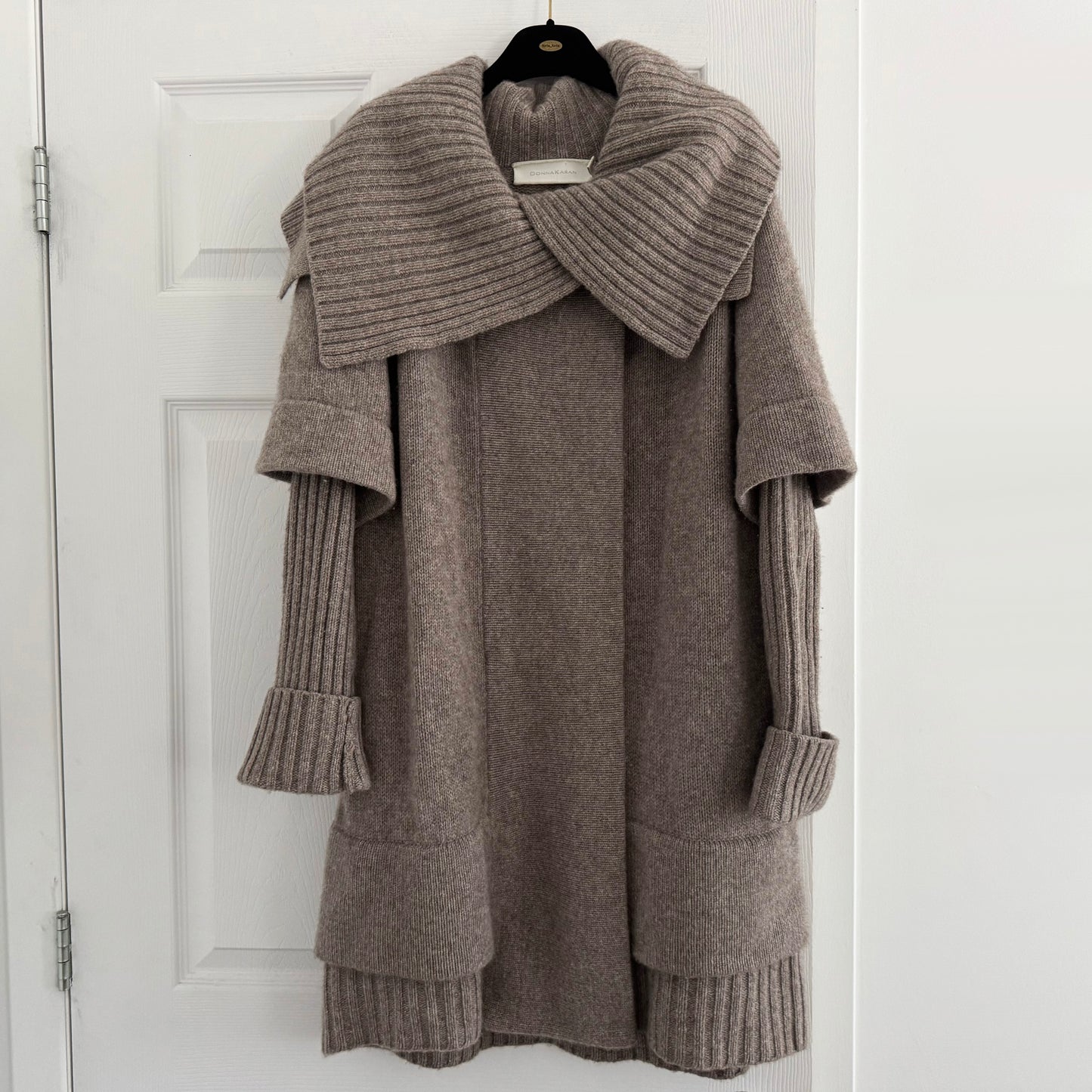 Donna Karan Wool/Cashmere Cardigan/Coat, size M/L