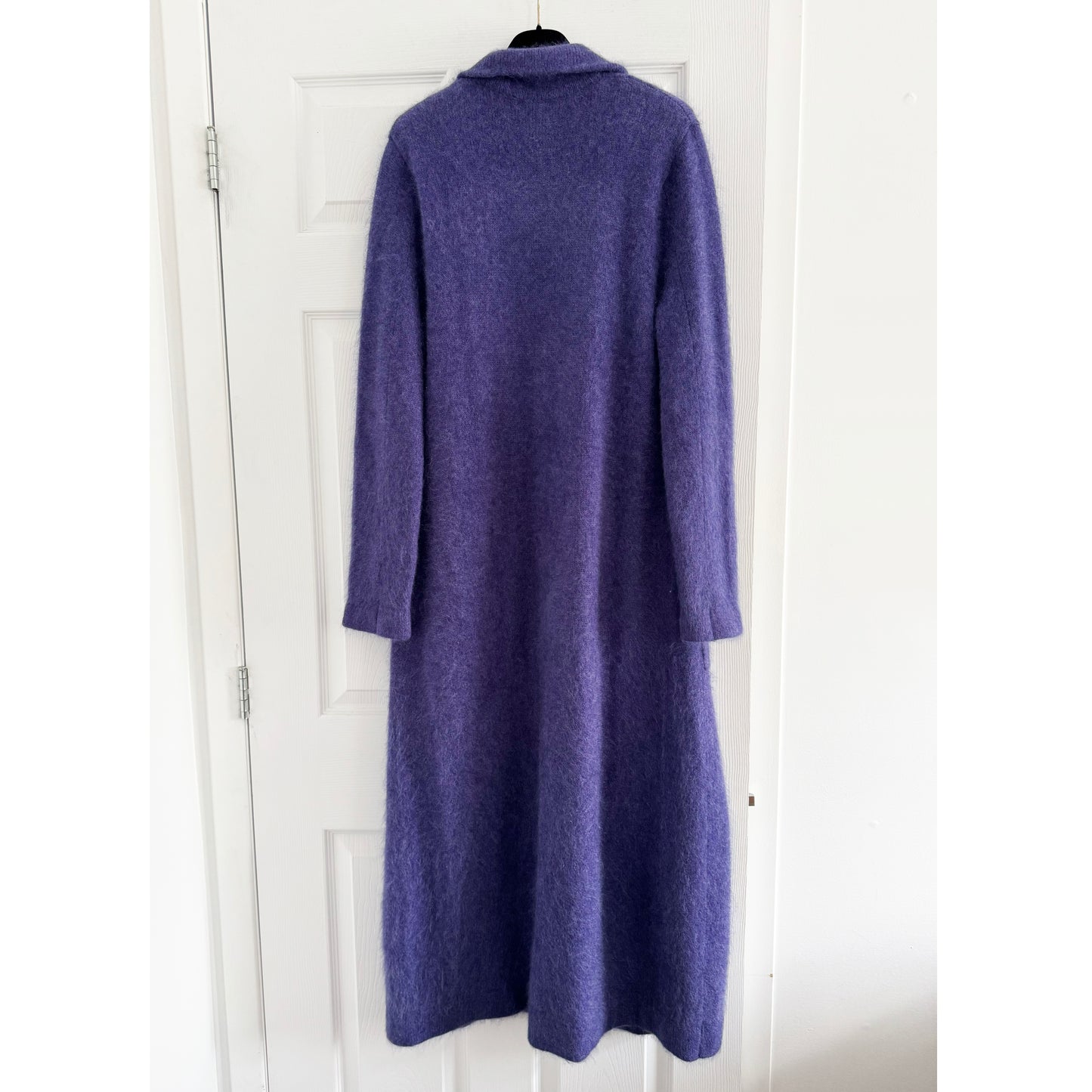 Dorothee Schumacher Merino/Cashmere Coat in Purple, size "2"