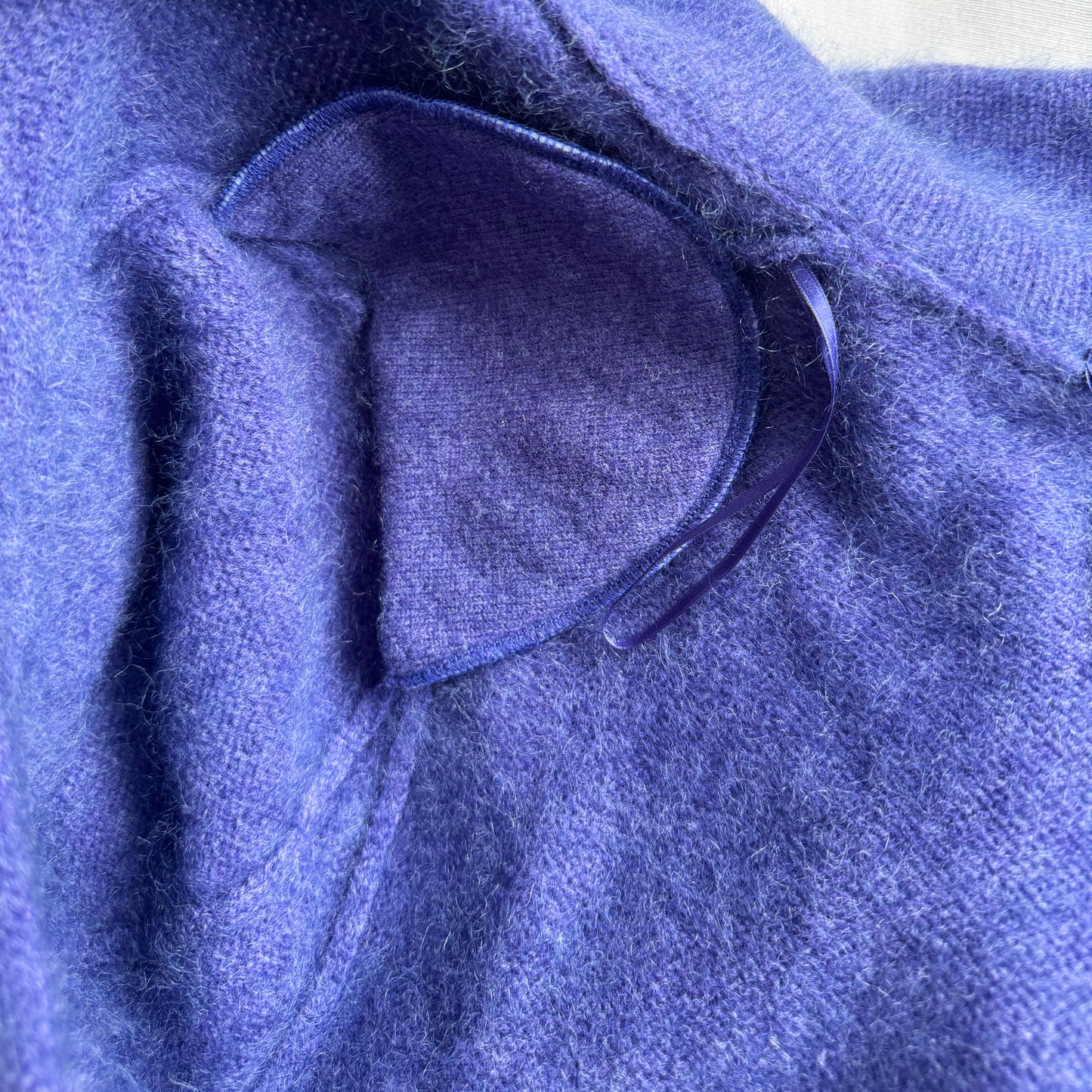 Dorothee Schumacher Merino/Cashmere Coat in Purple, size "2"