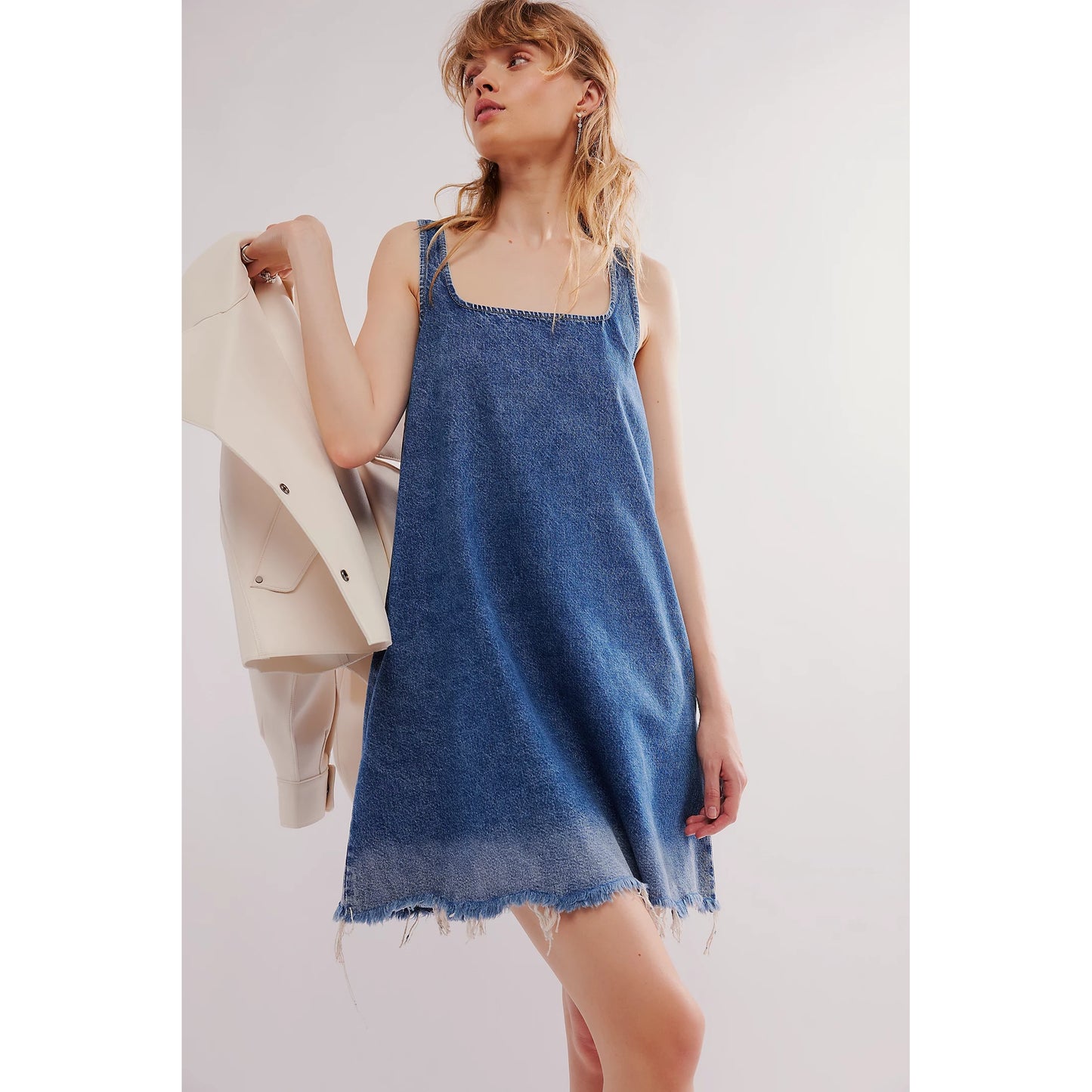Closed Short Denim Dress, size Medium