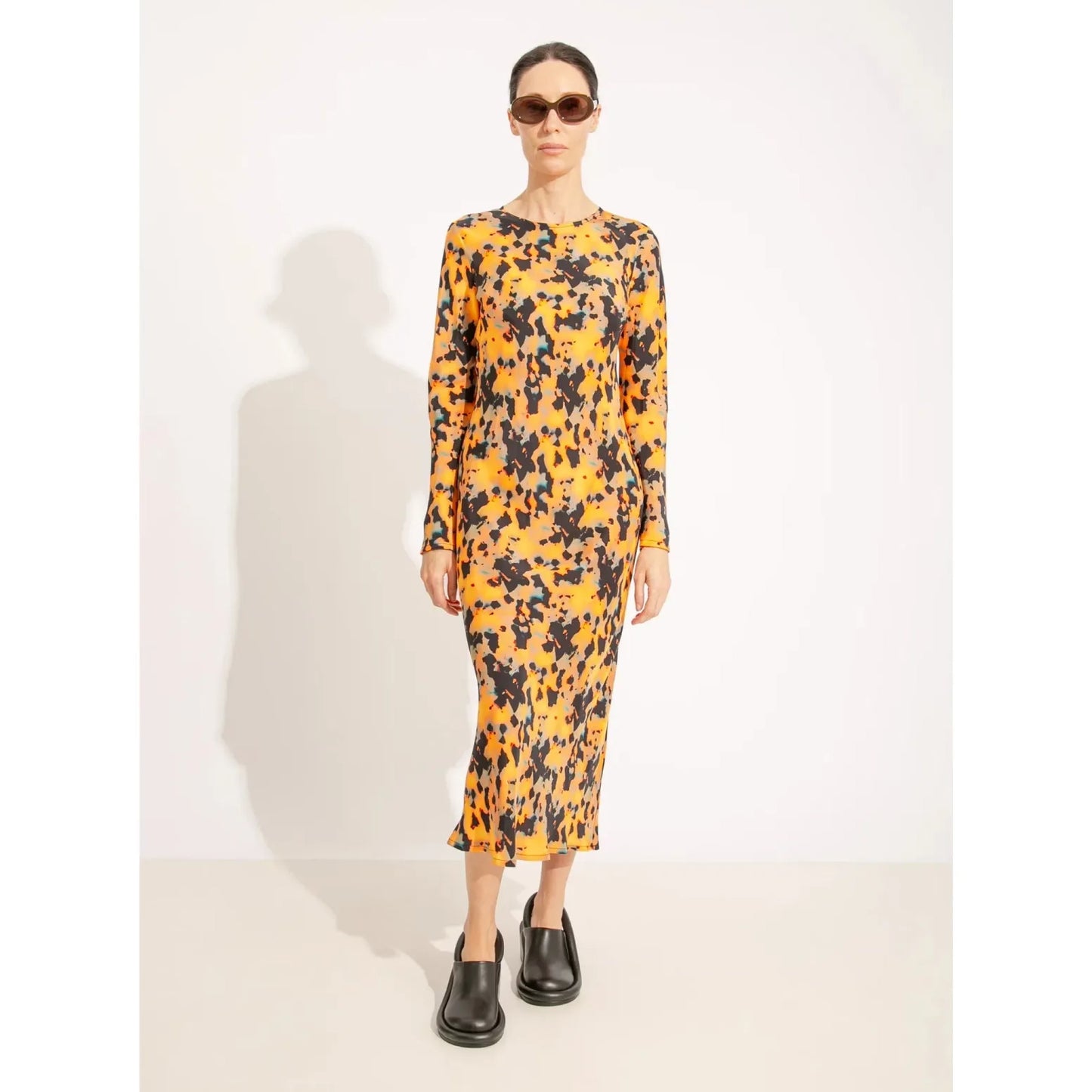 ALPHA60 "Adrian" Dress in "Tortoise", size Small