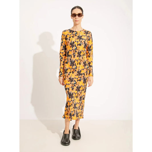 ALPHA60 "Adrian" Dress in "Tortoise", size Small