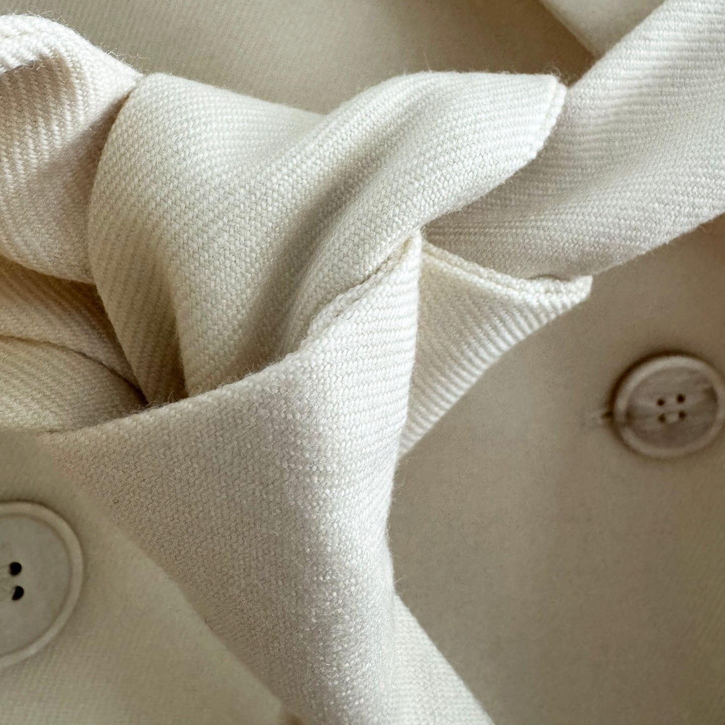 Dries Van Noten "Bomeos" Blazer in Ivory, size Large