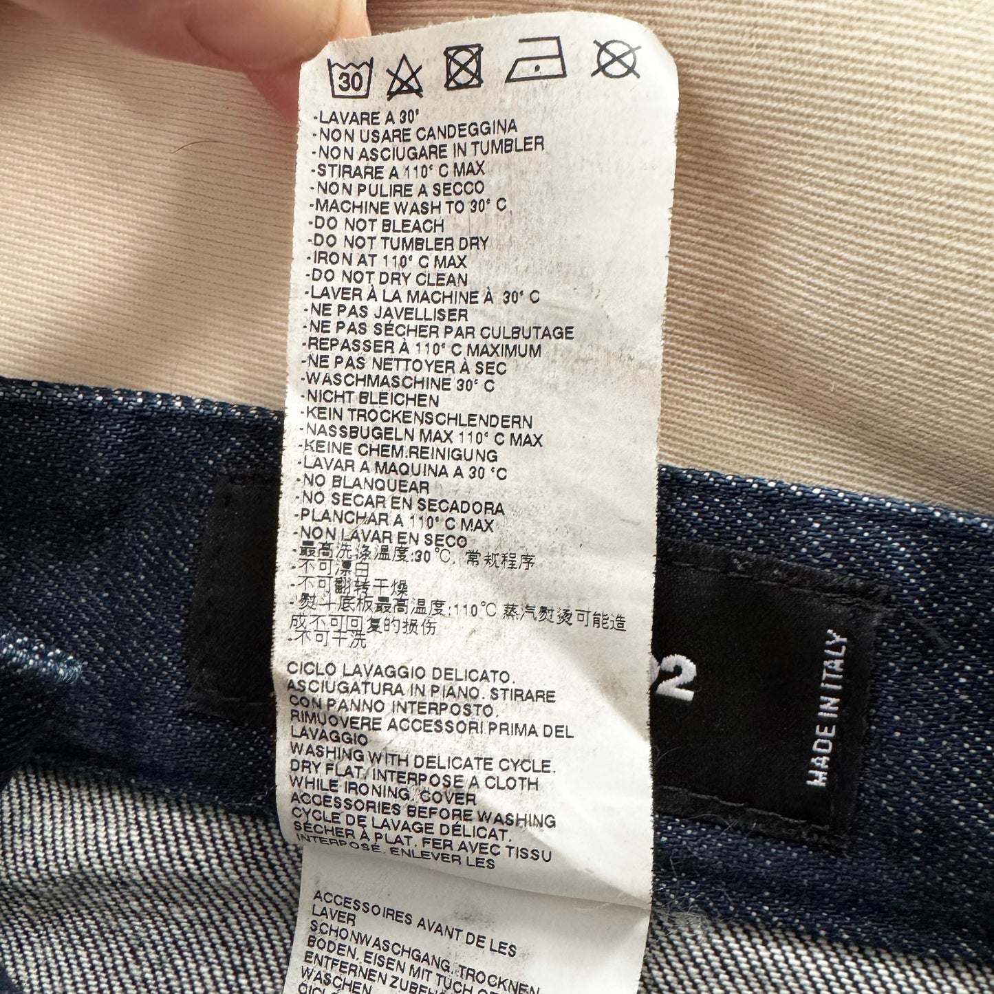 D-Squared High Waisted Jeans, size 40IT (fits size 2)