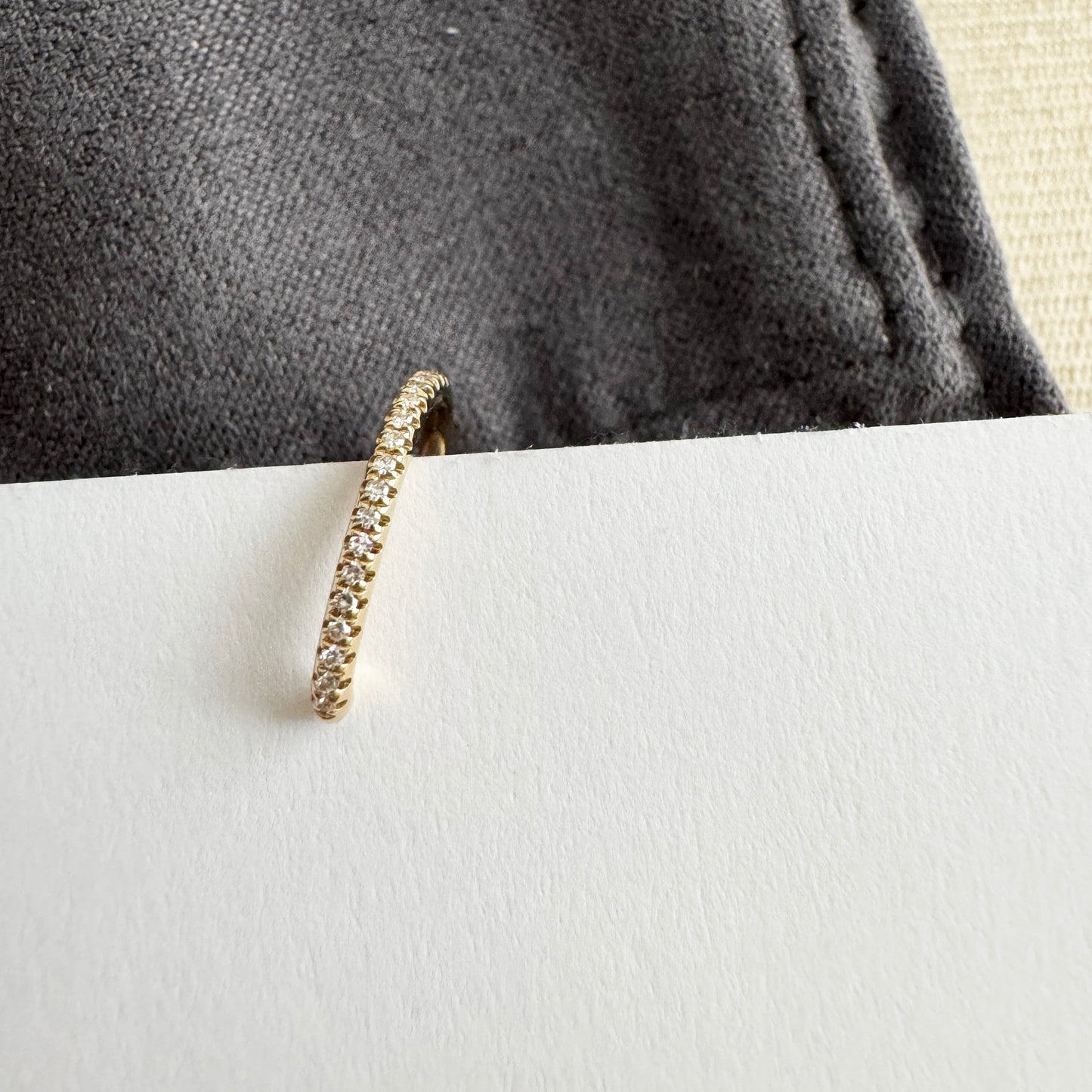 EF Collection 14K Gold/Diamond Ear Cuff