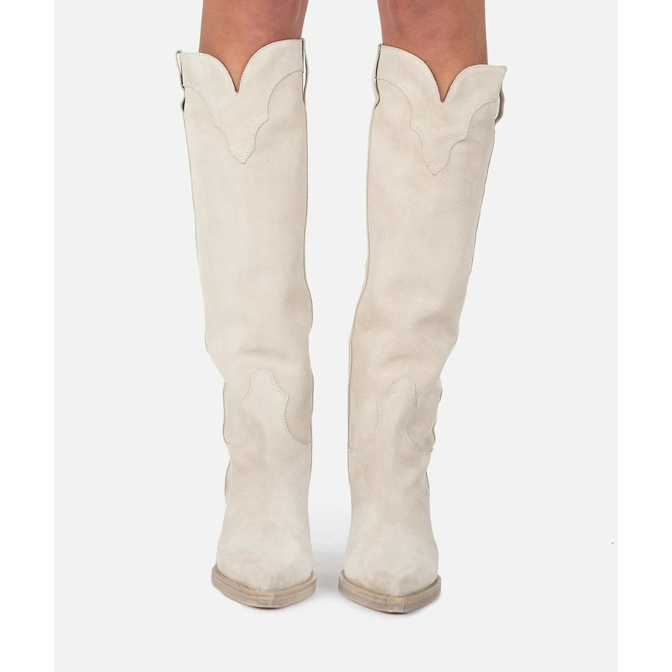 Paris Texas "El Dorado" Boots in Ecru, size 40.5