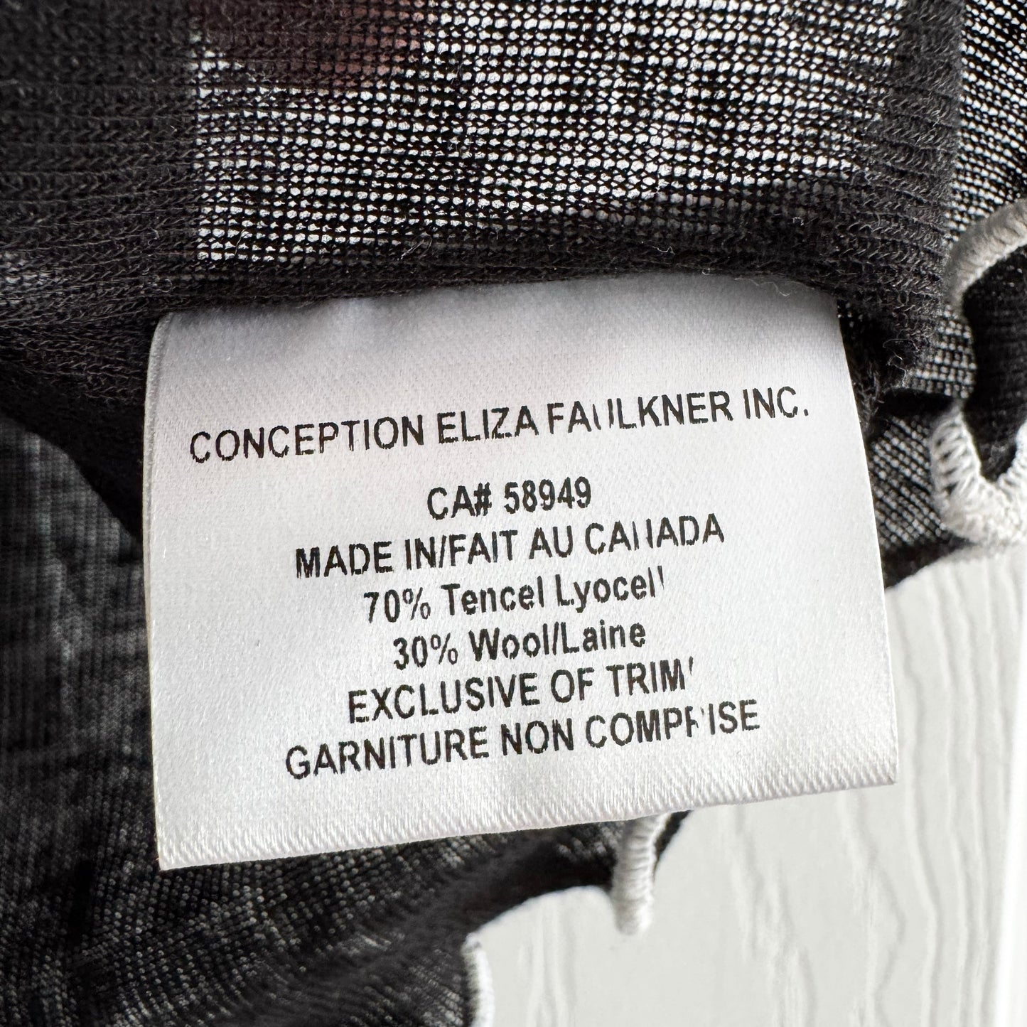 Eliza Faulkner "Gigi" Baby Tee in Black, size Small (fits like XS)