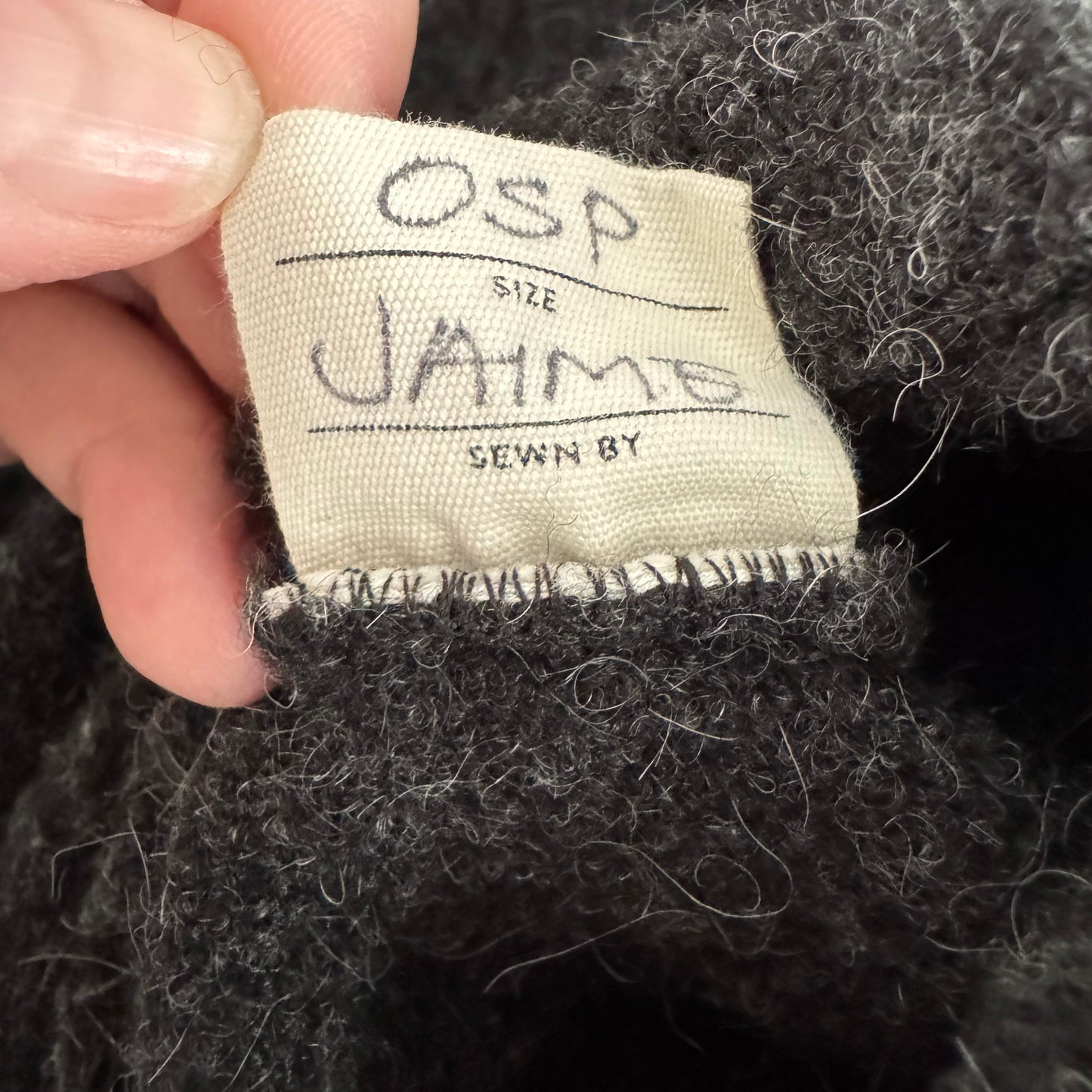 Elizabeth Suzann "Harper" Alpaca/Wool Blend Tunic in Charcoal Grey, O/S