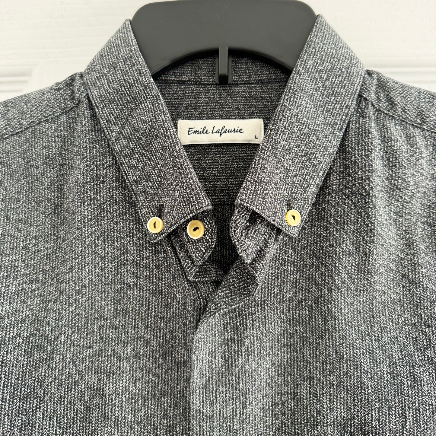 Emile Lafaurie Button Down Collar Shirt, size Large (fits Medium)