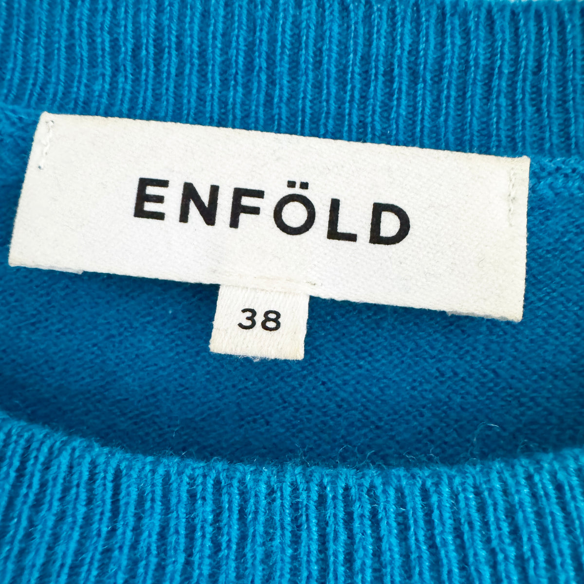 Enfold Crew Neck Sweater in Blue, size 38 (fits S/M)