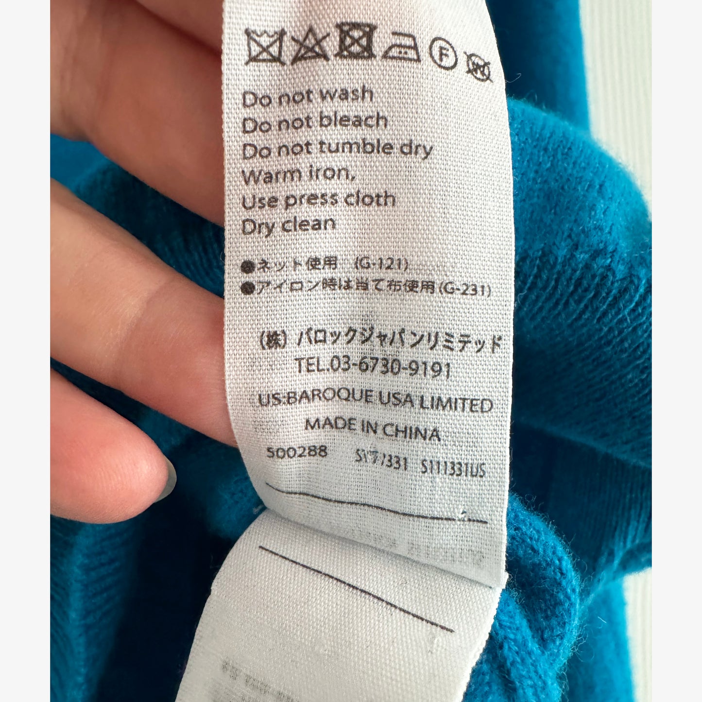 Enfold Crew Neck Sweater in Blue, size 38 (fits S/M)