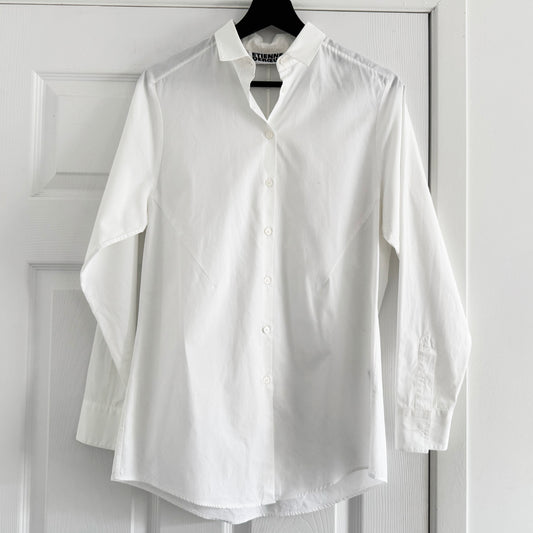 Etienne Deroeux White Poplin Shirt, size 34