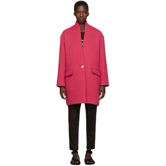 Manteau Isabel Marant Etoile "Edilon" en rose, taille 36