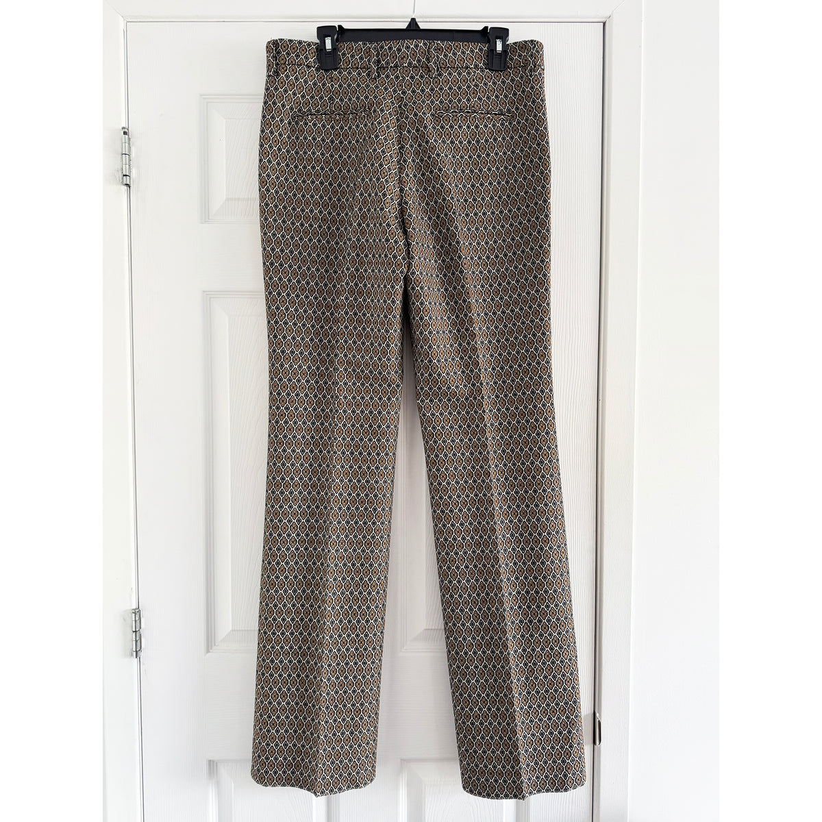 Etro Jacquard Trousers, size 46IT