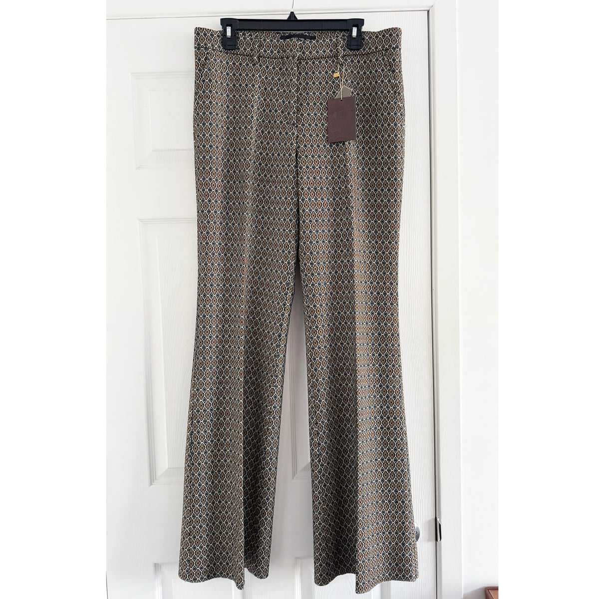 Etro Jacquard Trousers, size 46IT