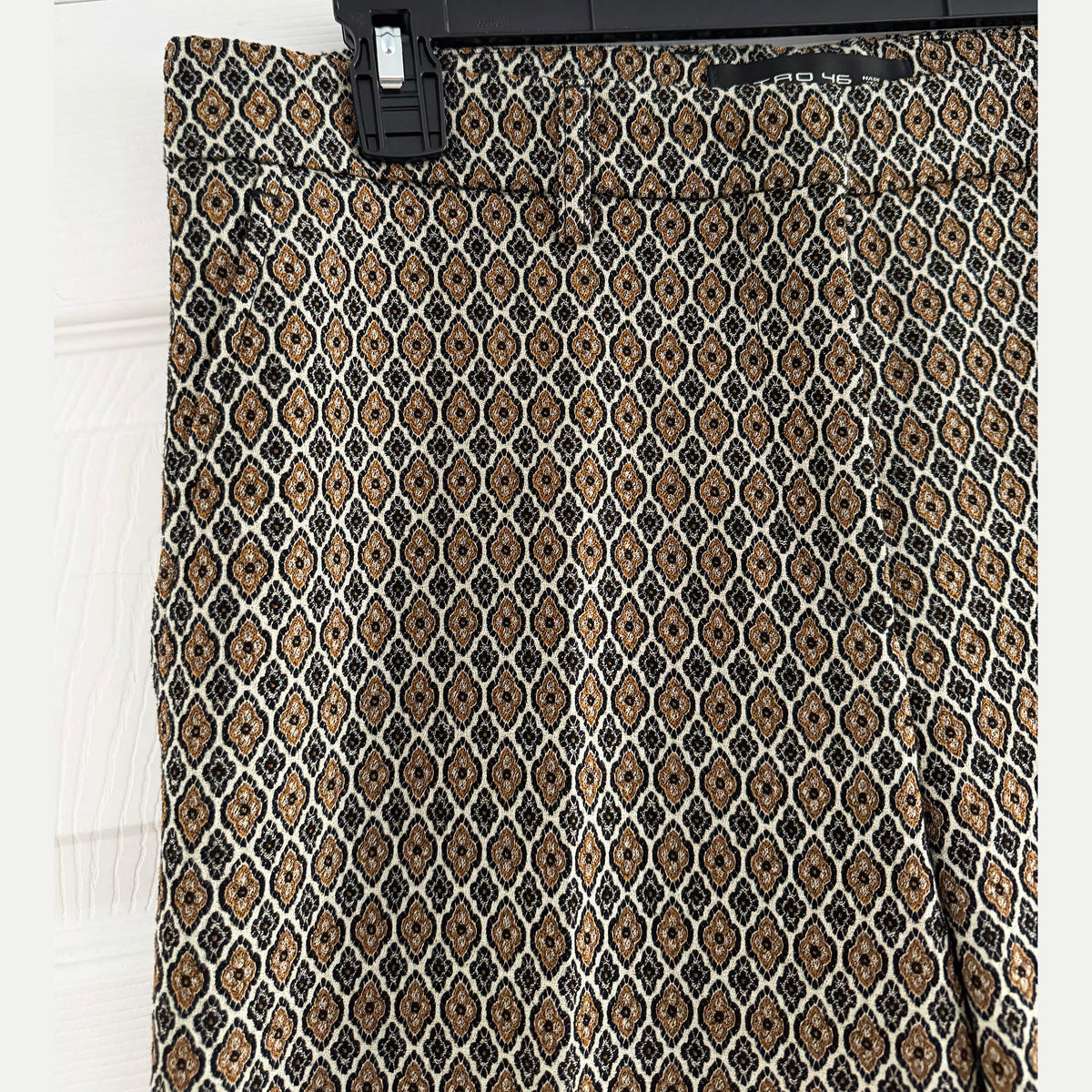 Etro Jacquard Trousers, size 46IT