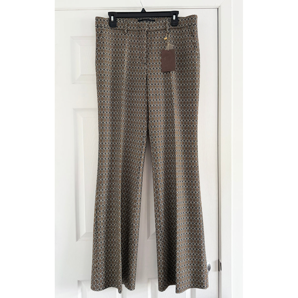 Etro Jacquard Trousers, size 46IT