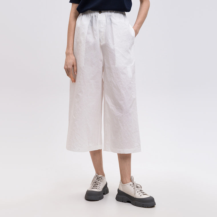 Sofie D'Hoore "Ponce" Cropped Wide Leg Pants in White, size 42 (size Large)