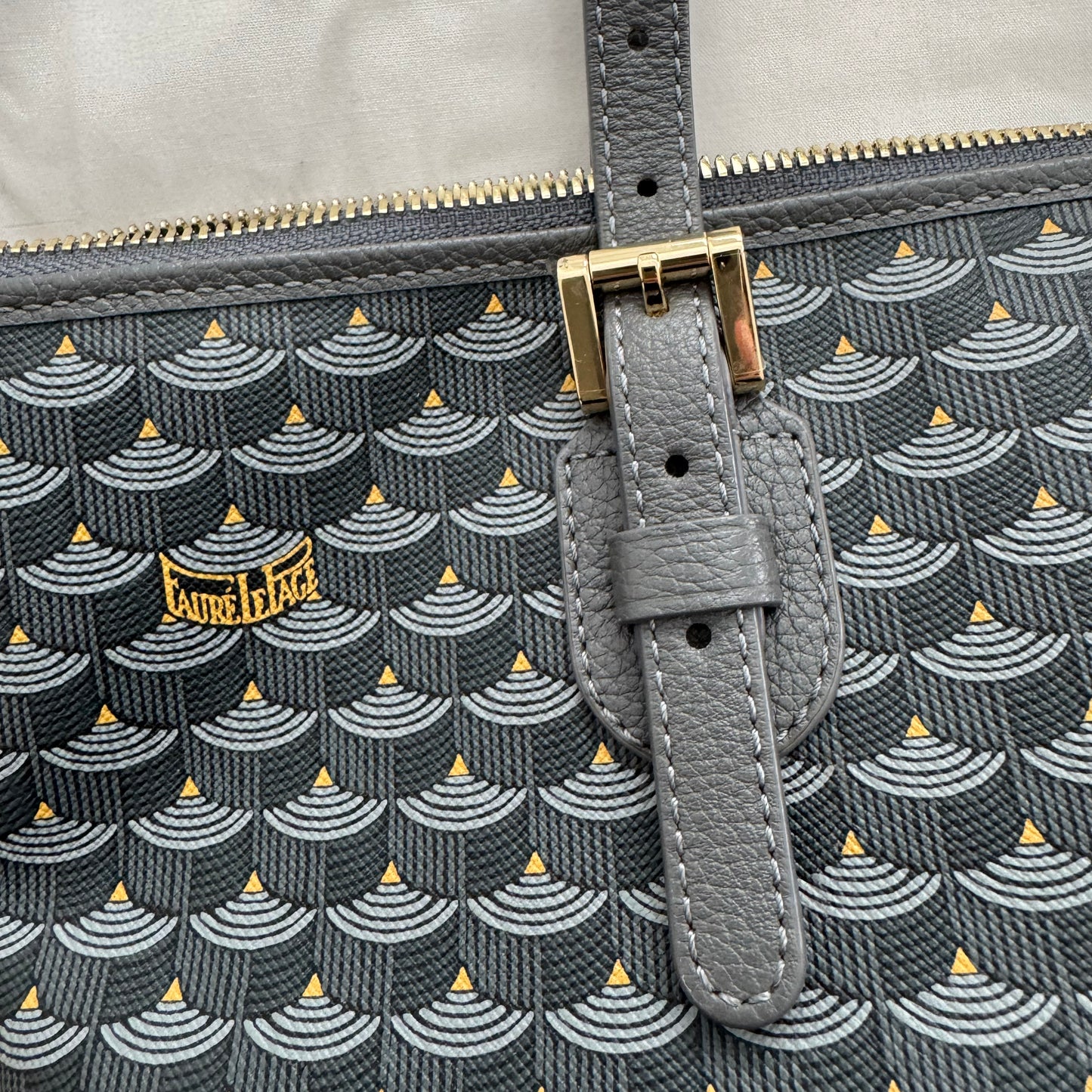 Fauré le Page "Daily Battle 27 w Zip" Tote in Grey