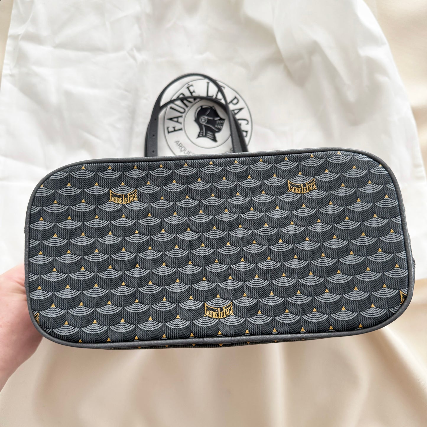 Fauré le Page "Daily Battle 27 w Zip" Tote in Grey