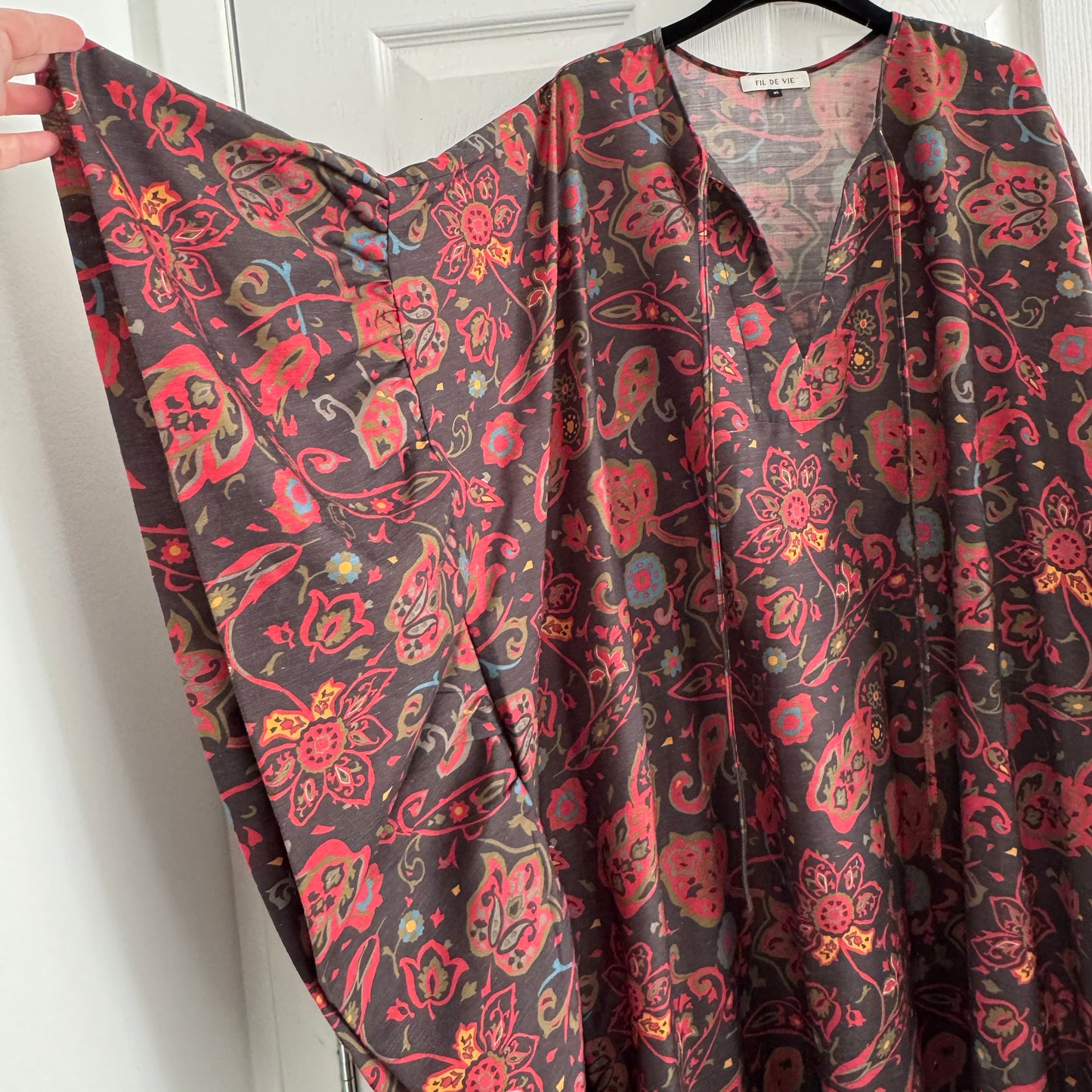 Fil de Vie Printed Kaftan, size XS (fits up to XL)