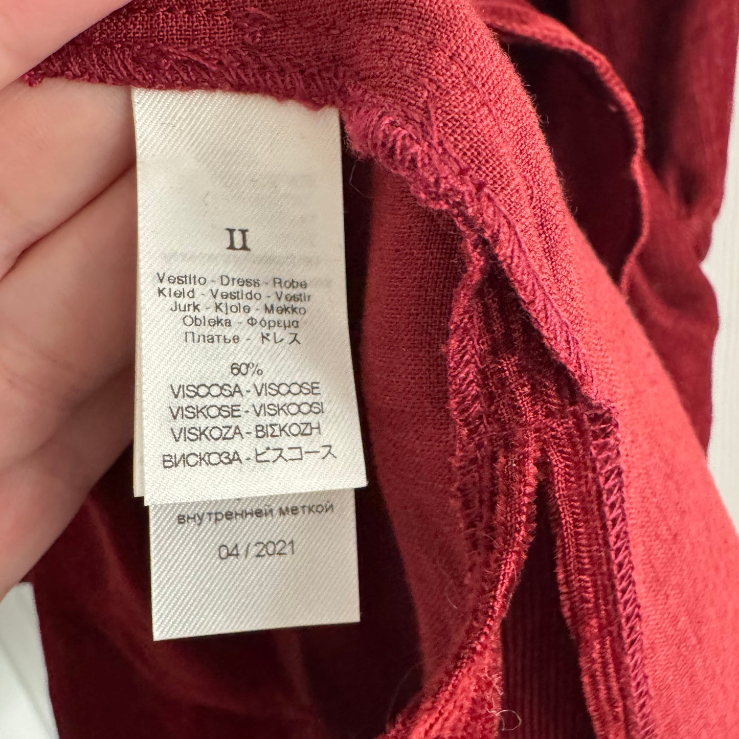 Forte_Forte Corduroy Dress, Size "II" (fits like size 6/8)