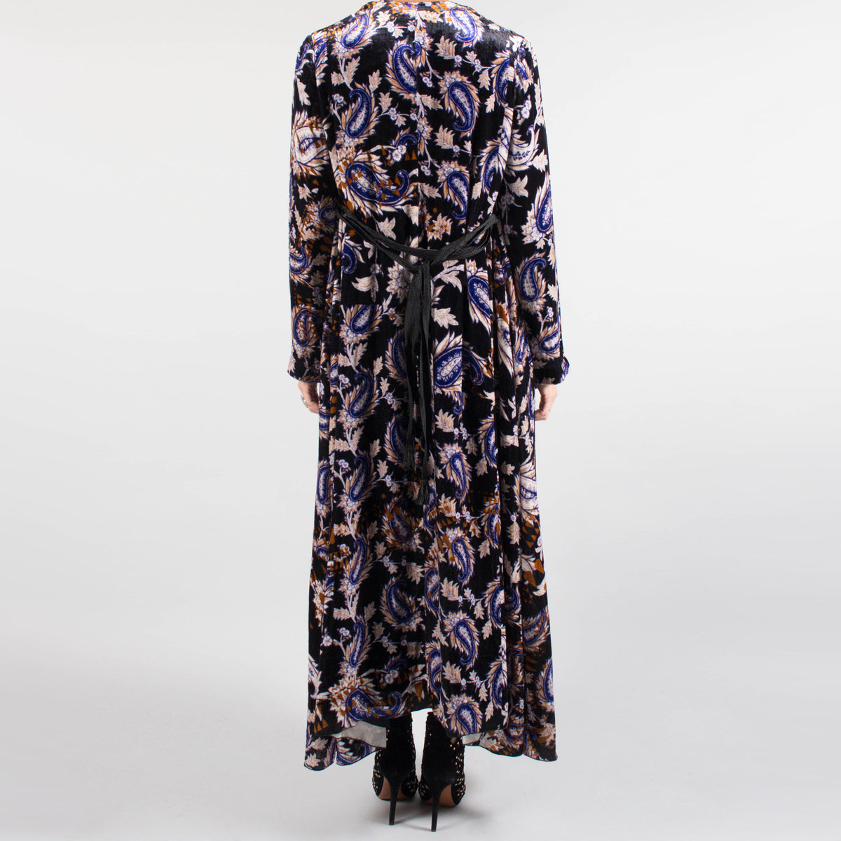 Forte_Forte Paisley Printed Velvet Duster, size "1" (size Small)