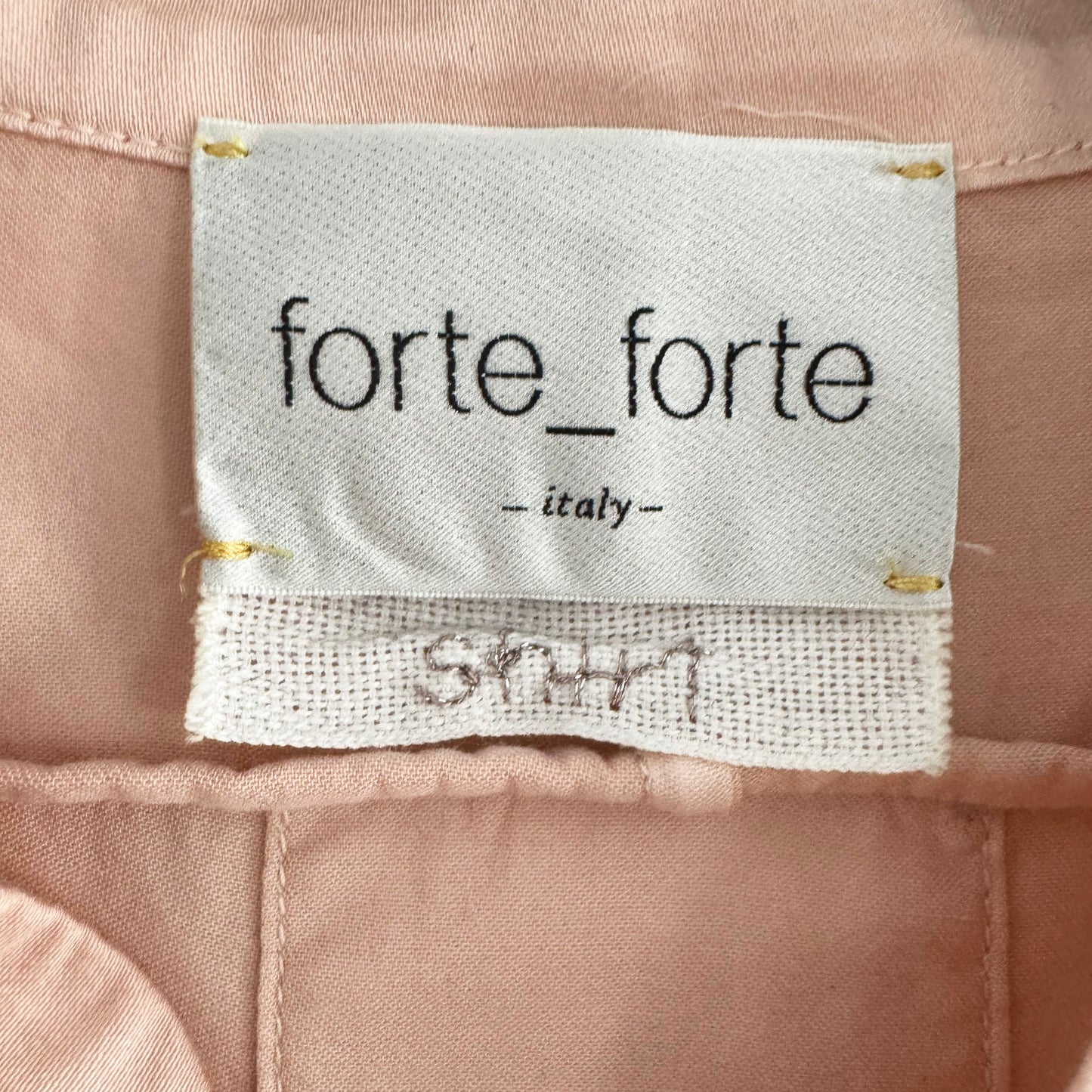 Forte_Forte Cotton Poplin Blouse in Pink, size "II" (fits M/L)