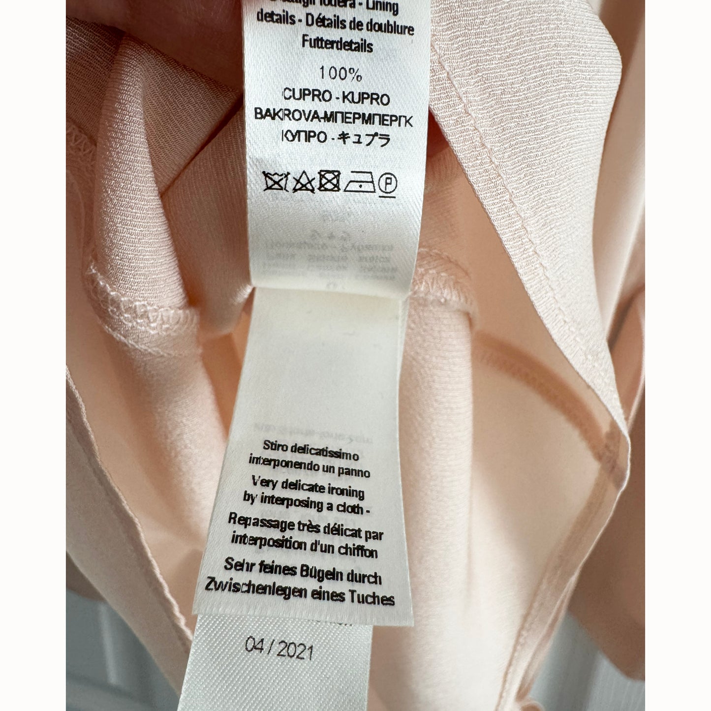 Forte.Forte Long Sleeve Wrap Blouse and Pink, size "0" (XS)