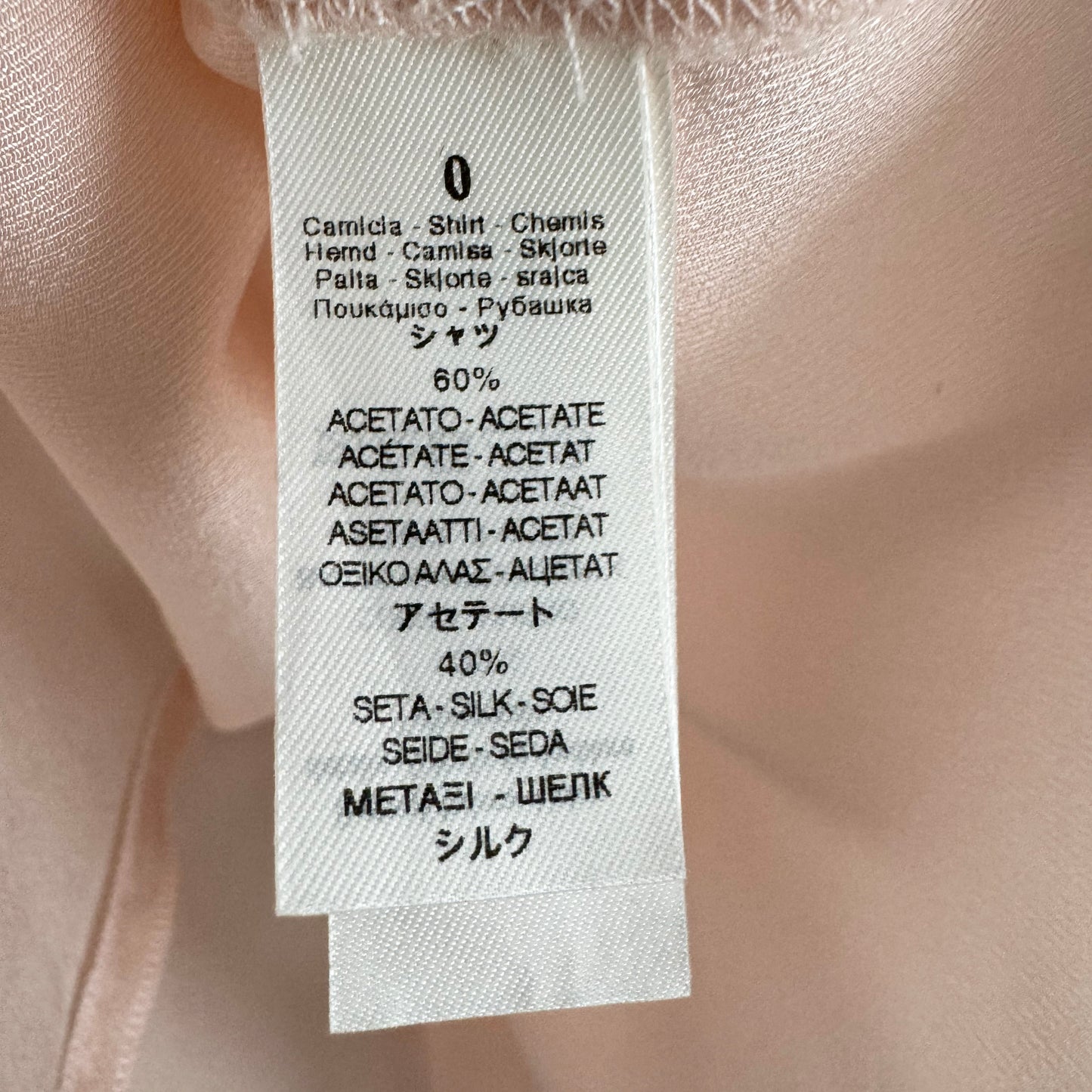 Forte.Forte Long Sleeve Wrap Blouse and Pink, size "0" (XS)