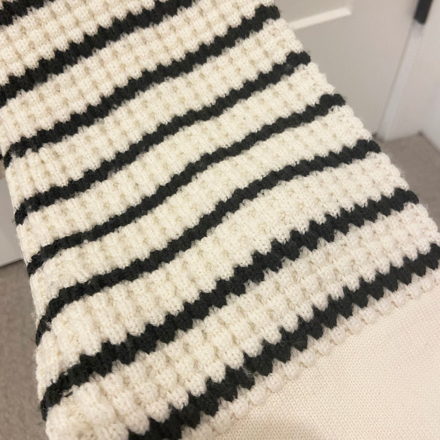 Forte_Forte Striped Wool Cardigan, size "0" (fits XS/S)