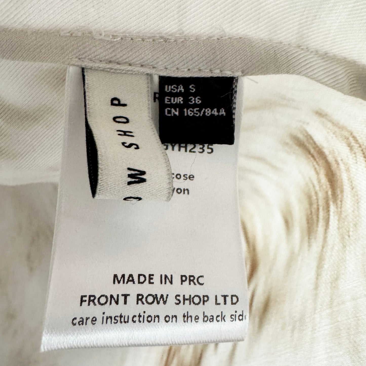 The Front Row Shop Fur Print Top, size Small