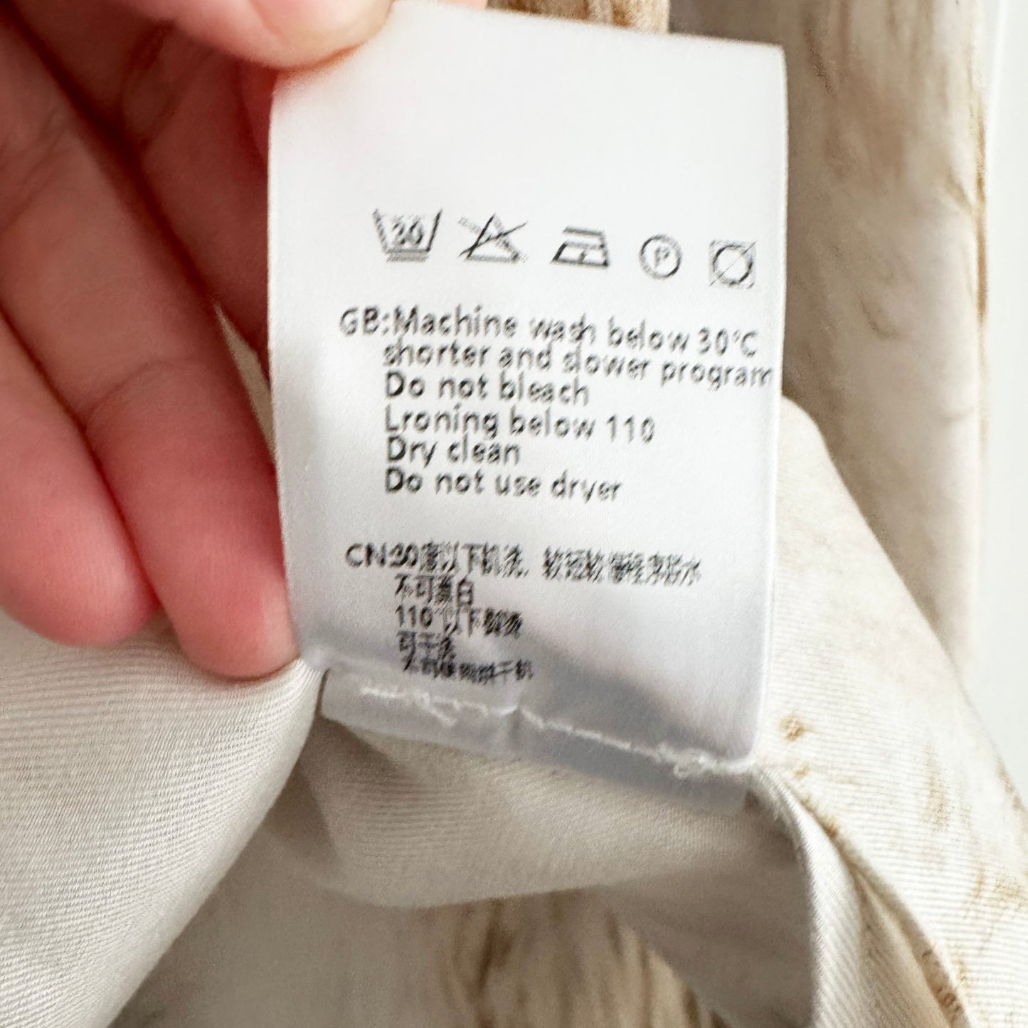 The Front Row Shop Fur Print Top, size Small