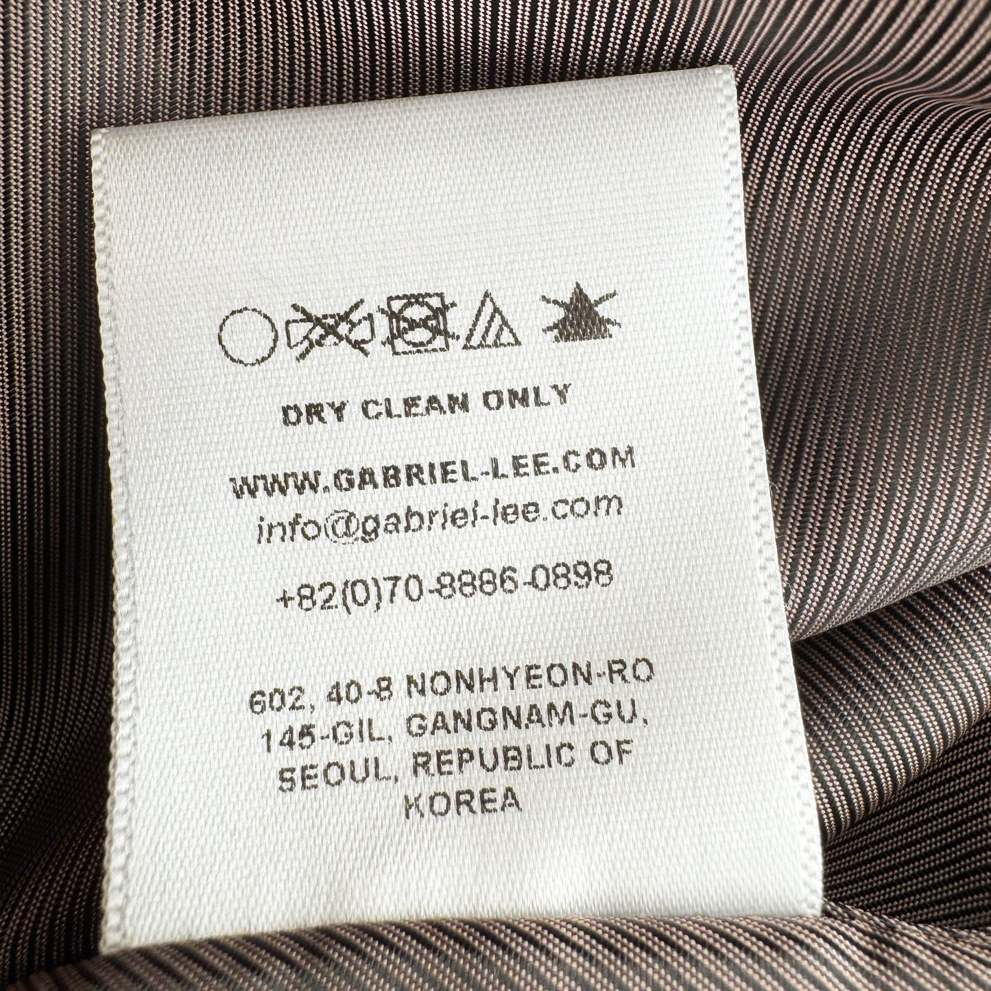 Gabriel Lee Double Breasted Coat in Camel, size Small