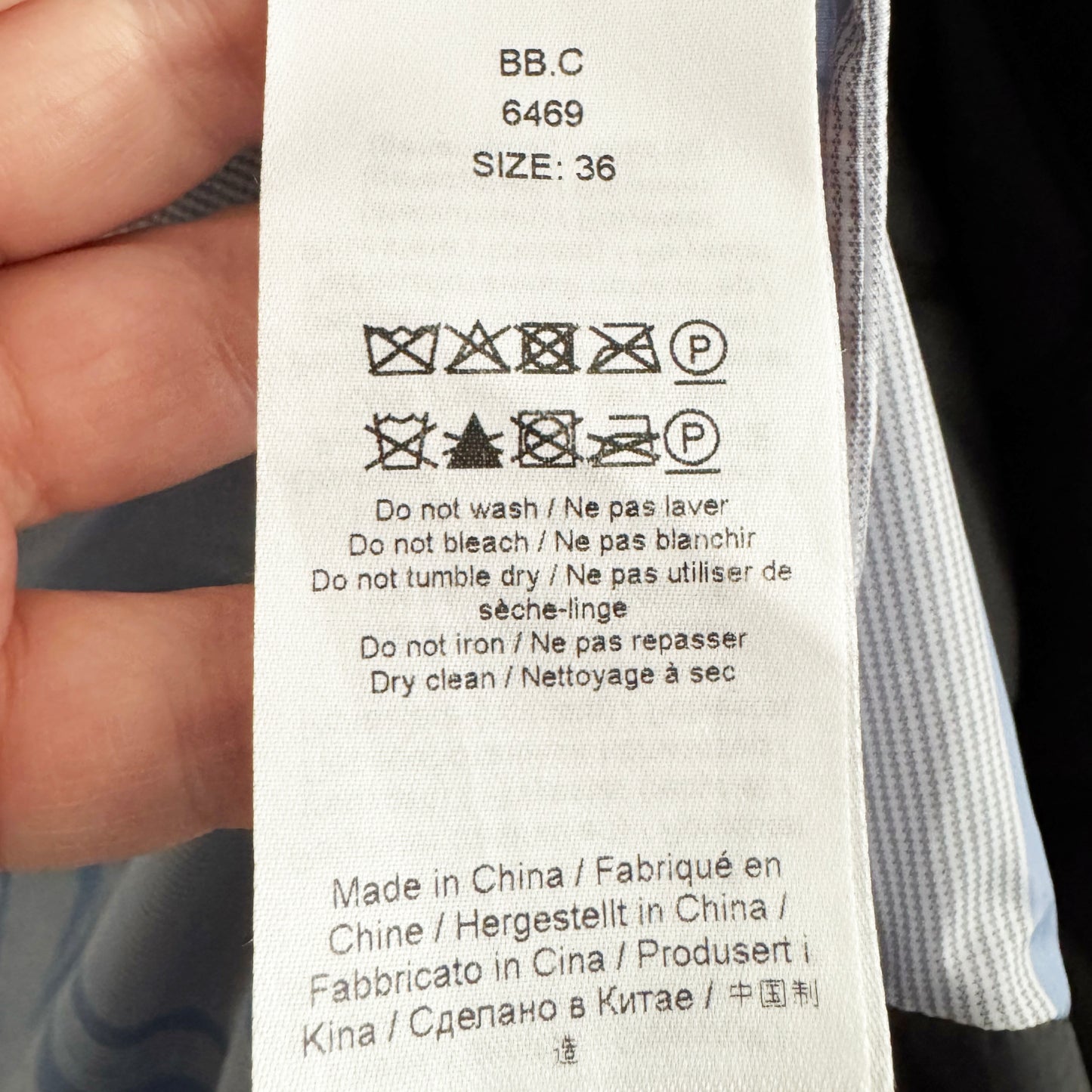 Ganni Quilted jacket in Black, size 36