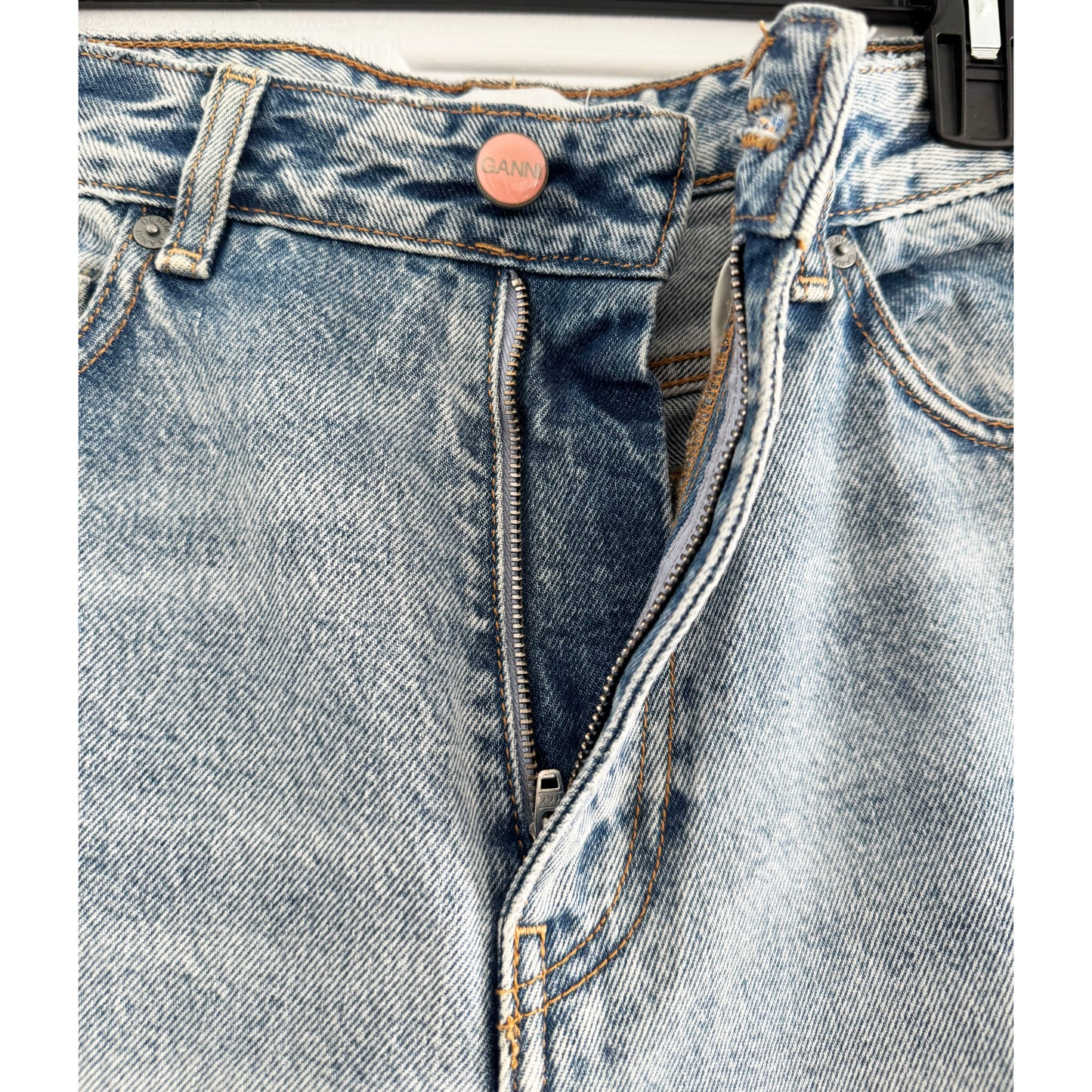 Ganni "Stary" Jeans in Blue, size 27