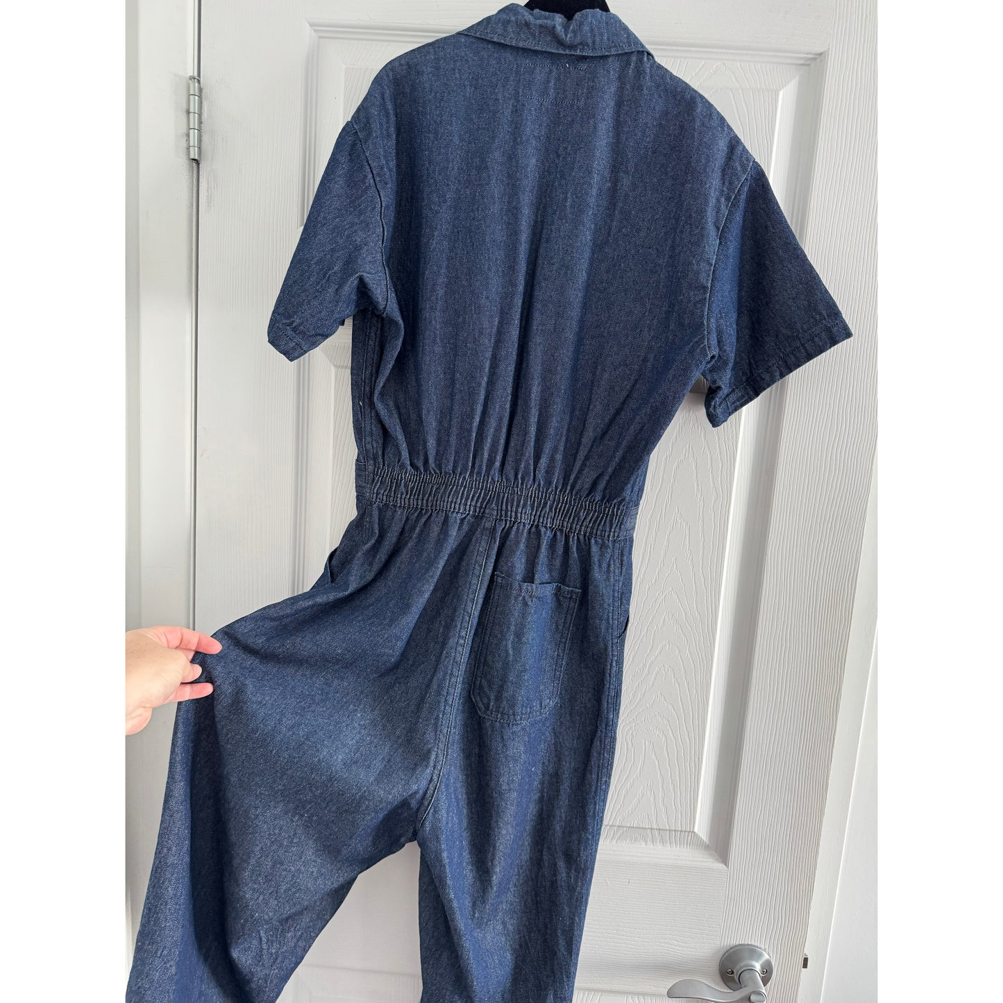 Garbo "Hey Hey" Denim Jumpsuit, size 40 (fits like a US size 4)