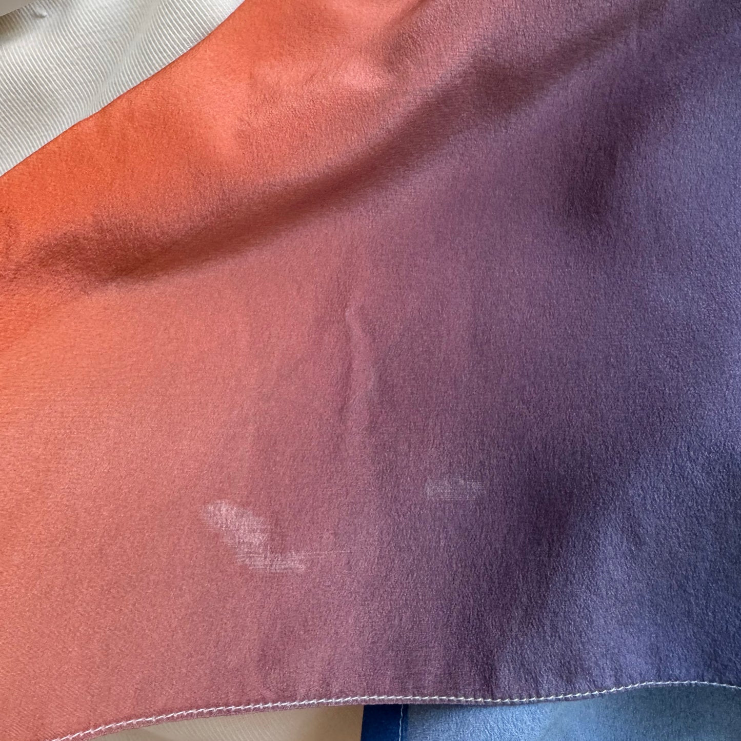 Gauchere Ombre Silk Halter Dress, size 36 (size 2) ** AS IS **