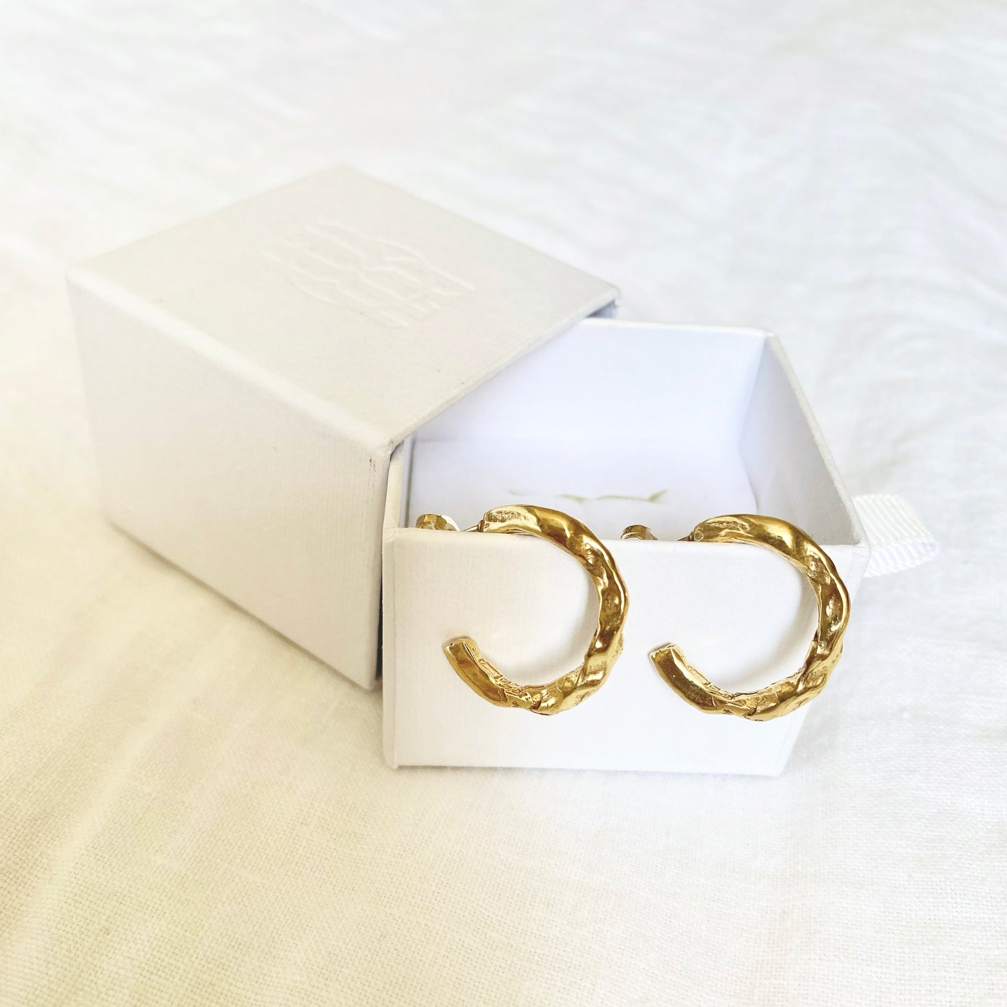 Released from Love 016 Classic Hoops in Gold Vermeil