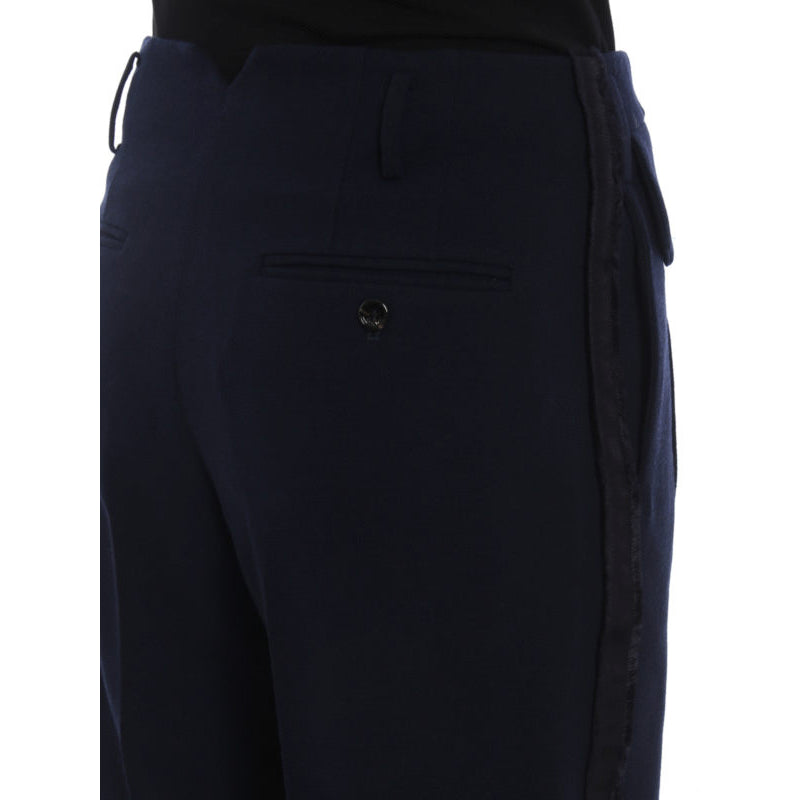 Golden Goose "Sally" Navy Double Crepe Pants, Size XL (fits size large) ** altered **