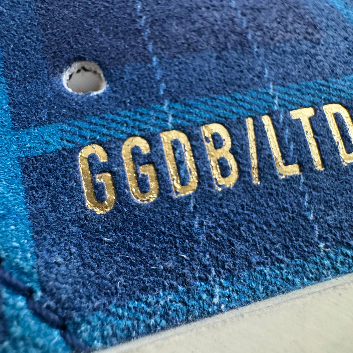 Bonpoint x Golden Goose Superstar Sneakers in Blue Check, size 37