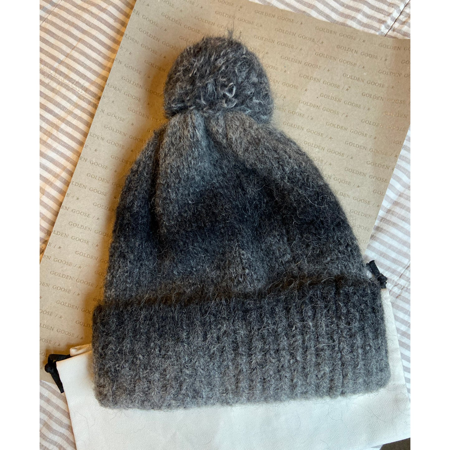 Golden Goose Degradé Alpaca Grey Beanie