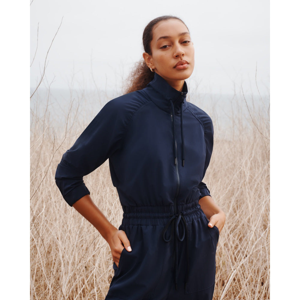 Goop x Puma "Windbreaker Training" Jumpsuit in Navy, size Large