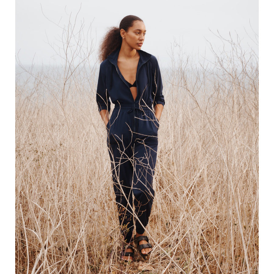 Goop x Puma "Windbreaker Training" Jumpsuit in Navy, size Large