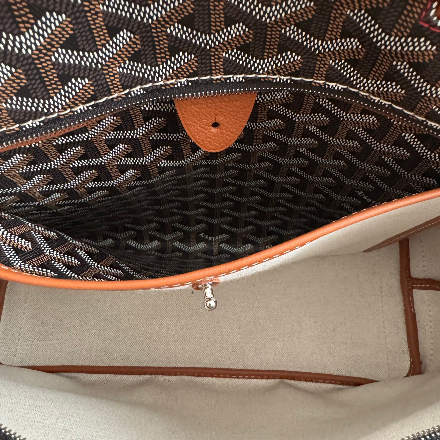 Sac fourre-tout Goyard "Artois" en bleu marine (taille MM)