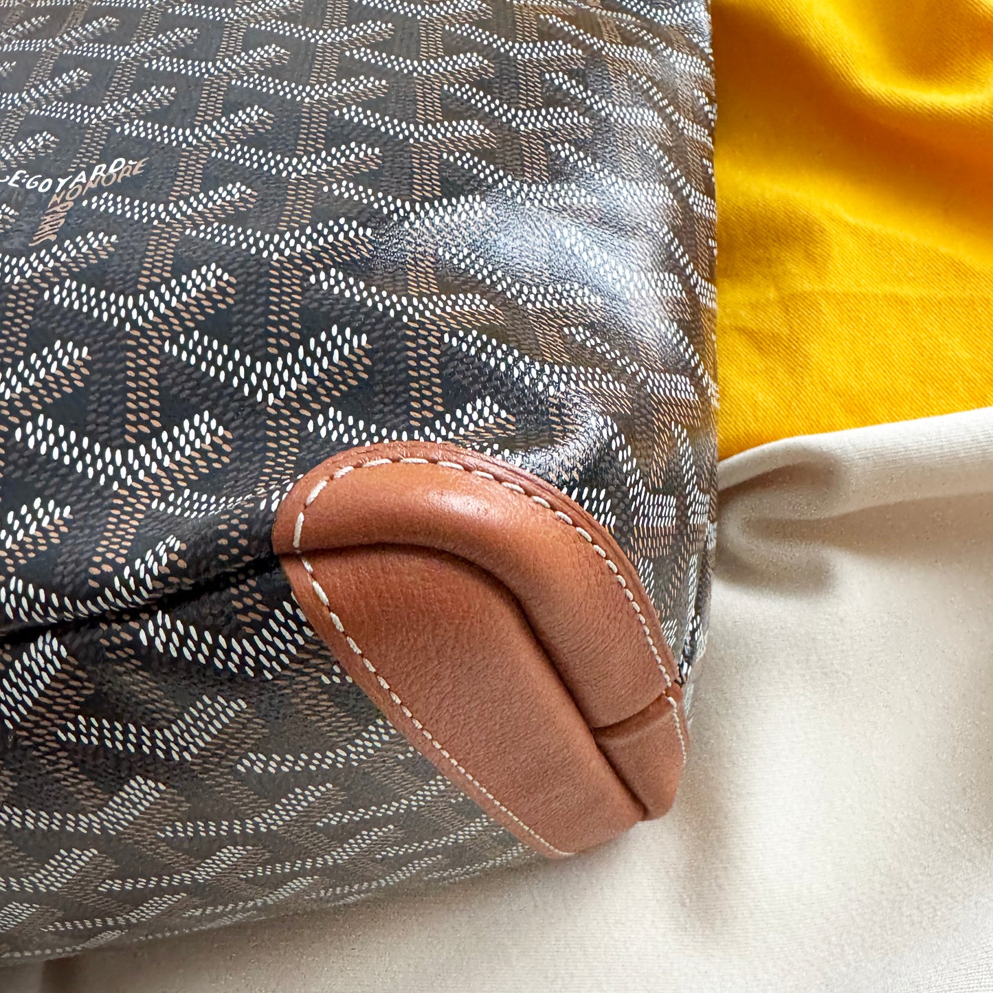 Sac fourre-tout Goyard "Artois" en bleu marine (taille MM)