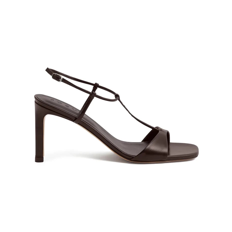 Soeur "Cecilie" Leather Sandals in Brown, size 37